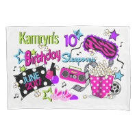 Menina Sleepover Pillowcase Festa de Bomba