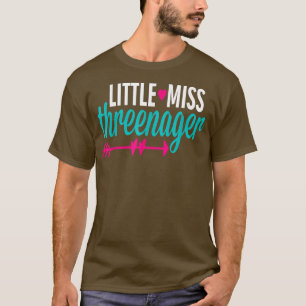 Menina Threenager Camisa 3 Três Filha Bonita