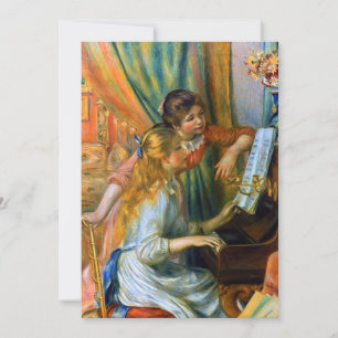 Meninas ao Piano por Pierre Renoir