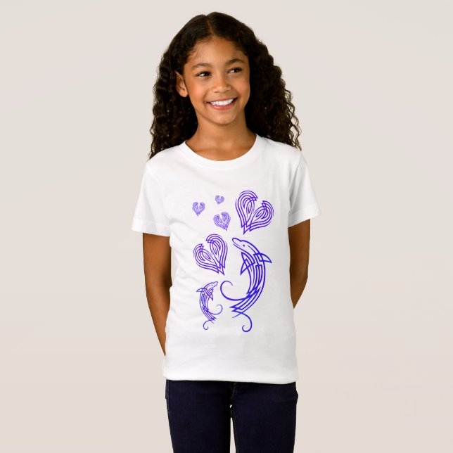 Meninas Bons T-shirt (Frente Completa)