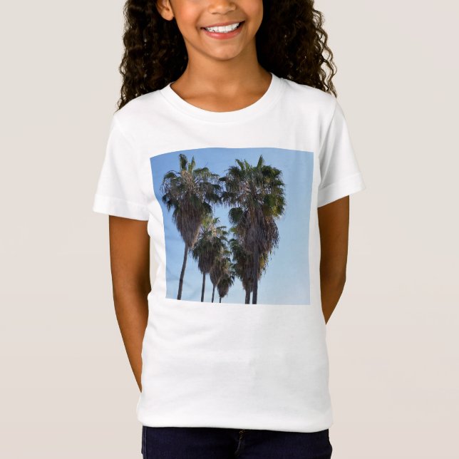 Meninas da camisa do coração da palmeira do amor (Frente)
