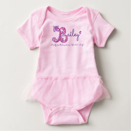 Meninas de Bailey B nome que significa camisa mono