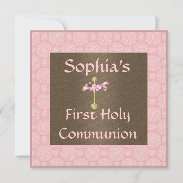 Meninas Elegantes Primeiro Convite Comunitário (Frente)