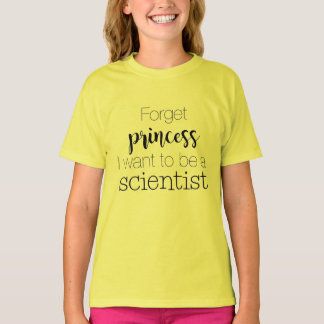Meninas em Ciências Crianças Camiseta Feminista