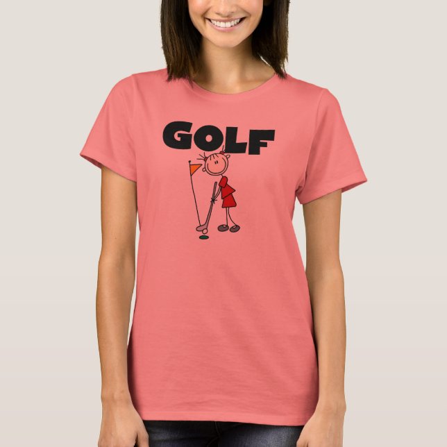 Meninas GOLF T-shirts e presentes (Frente)