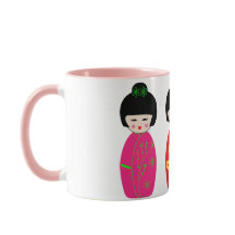 Meninas japonesas da caneca 3