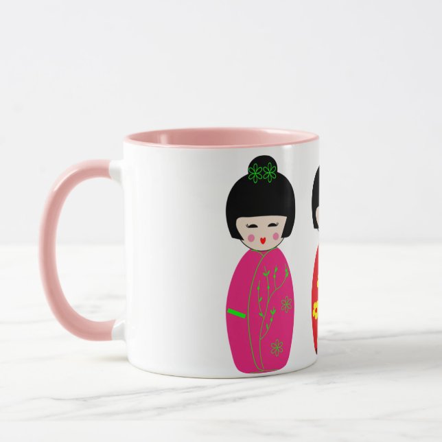 Meninas japonesas da caneca 3 (Esquerda)