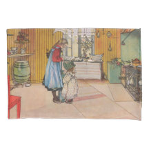 Meninas na cozinha (Arte Sueca Clássica)