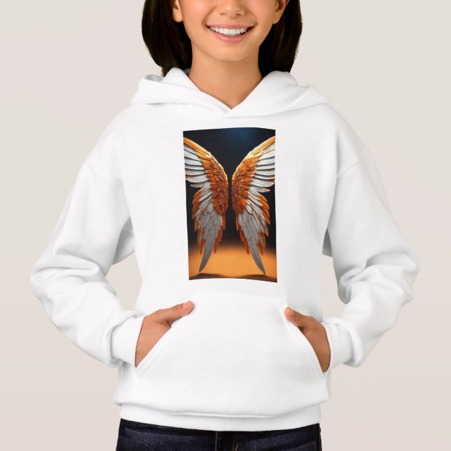 Meninas Pullover Hoodie & Sweatshirts Impressas (Frente)
