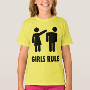 MENINAS REGEM Kids T-shirts engraçadas