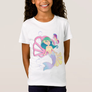 Meninas Sereia T-Shirt Juventude X-Small to Large
