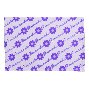 Meninas Simples Flor Roxo