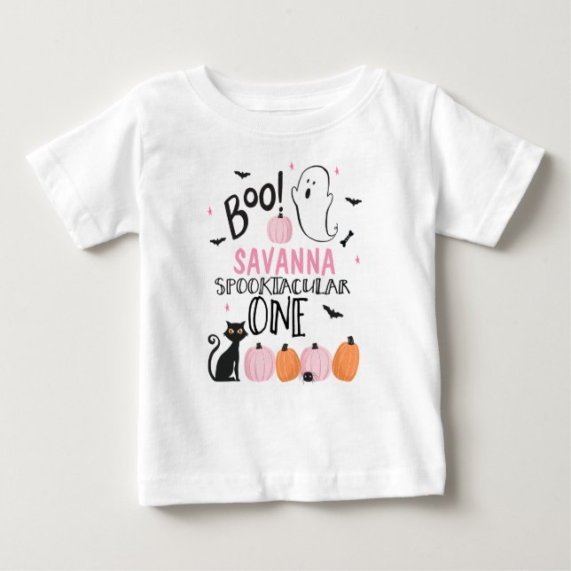 Meninas Spookaculares Uma Camisa De primeiro anive (Frente)