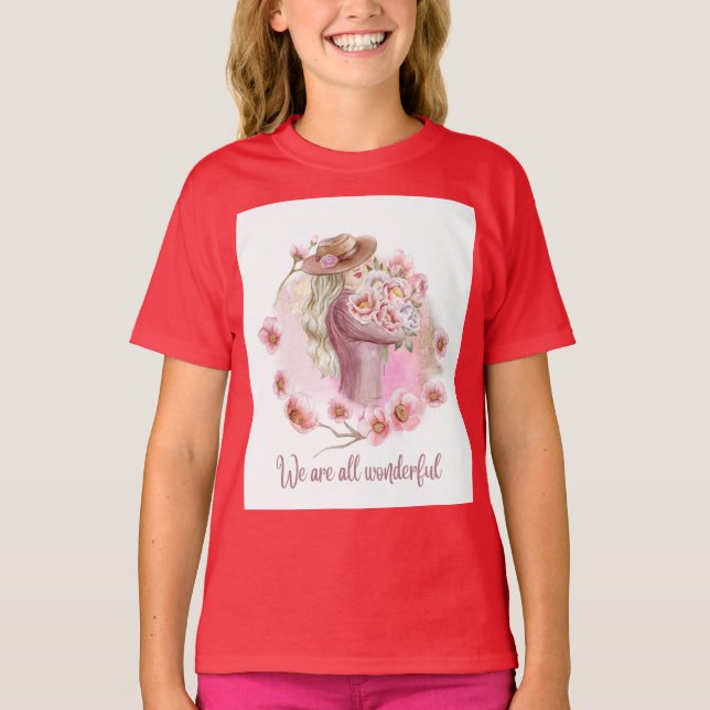 Meninas T-shirt (Frente)