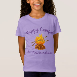 Meninas T-Shirt Happy Camper