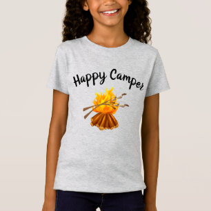 Meninas T-Shirt Happy Camper