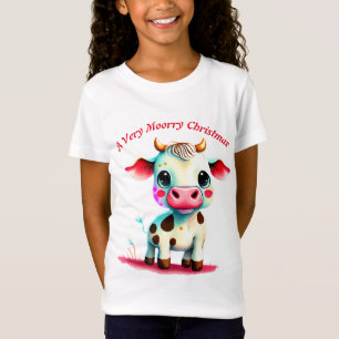 Meninas "Uma Camisa De Natal Muito Feliz. Natal