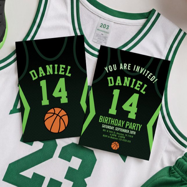 Menino 14 Convite de Aniversário (Criador carregado)