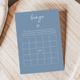 Menino Boho Jogo de Bingo Minimalista para Chá de 