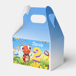 Menino da caixa de Festa de aniversário personaliz