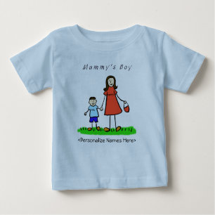 Menino da mamãe - Camisa de mãe e filho de Brunett
