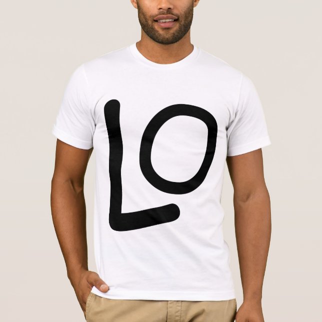 Menino de harmonização da camisa de LO VE (Frente)