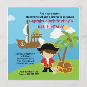 Menino do convite de aniversário dos companheiros