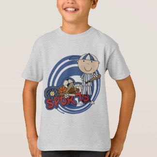 Menino dos esportes - camiseta e presentes do