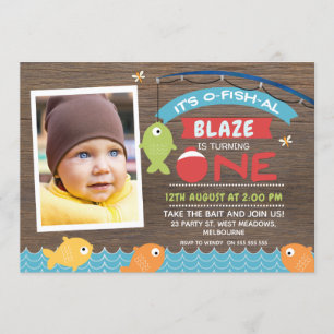 Menino, é o convite para o primeiro aniversario de