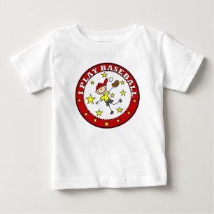 Menino Eu Jogo Camisetas de Beisebol e Presentes