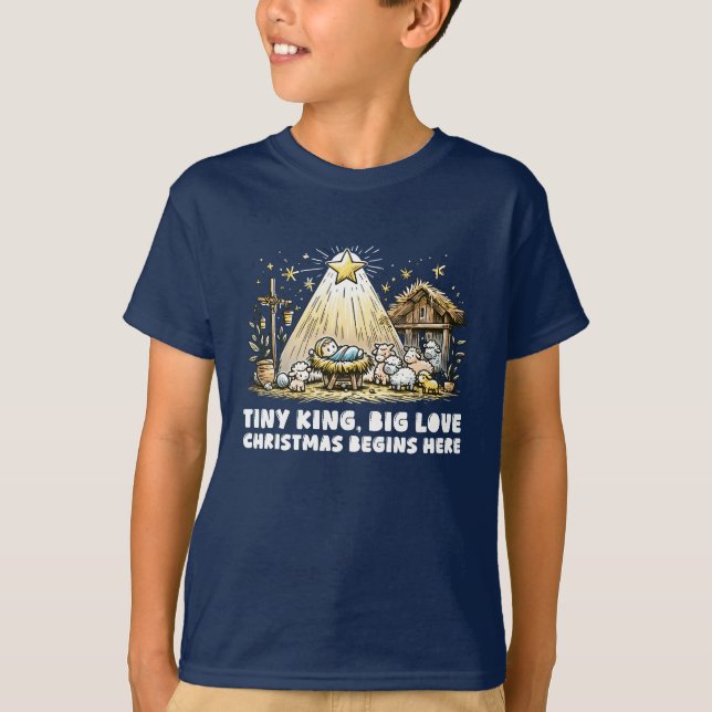 Menino Jesus: Camisetas do Nascimento (Frente)