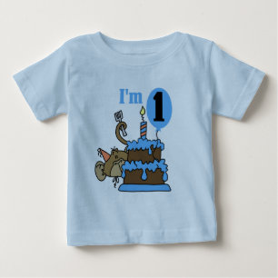 Menino Macaco, sou um Camiseta de aniversário e pr