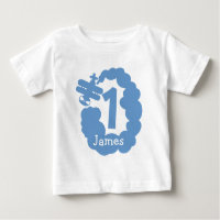 Menino no 1º aniversário | Camiseta personalizada