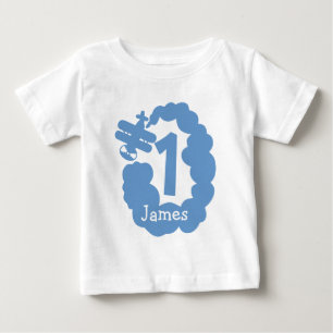 Menino no 1º aniversário   Camiseta personalizada 