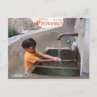 Menino no cartão de Provence
