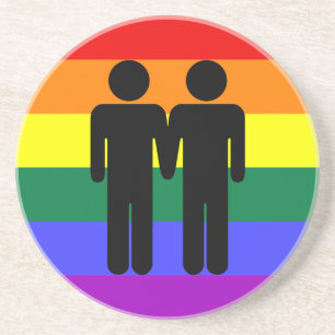 Menino + Porta copos do arco-íris do menino