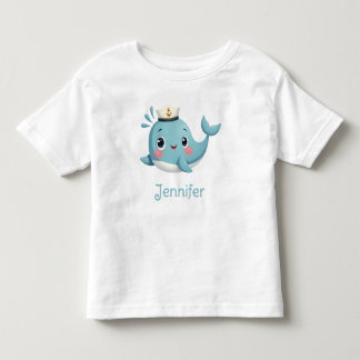 Meninos Baleia Azul Fofo Camiseta Personalizada In