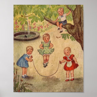 Meninos bonitos na peçaCanvas de Impressão Faux