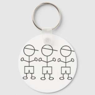 meninos chaveiro de vareta