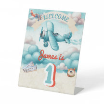 Meninos Fofos Viagem Avião Crianças Aniversário Pe