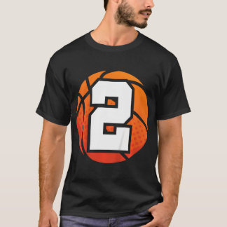 Meninos Jogando Basquete Camisa Número 2 De Aniver