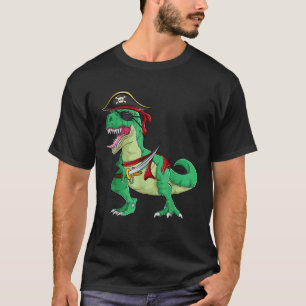Meninos Piratas Camisas Dinossauros Homens Marinhe