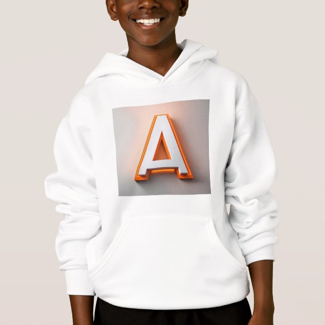 Meninos Pullover Impressão Modelo Hoodies (Frente)
