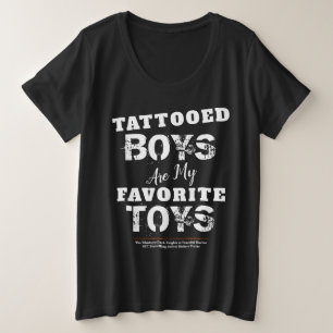 Meninos tatuados são minha camiseta favorita de br