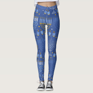 Menorah e Dreidel Leggings