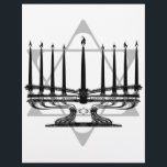 Menorah e Star I<br><div class="desc">Arte original de Thedustyphonix. http://www/thedustyphoenix.com</div>