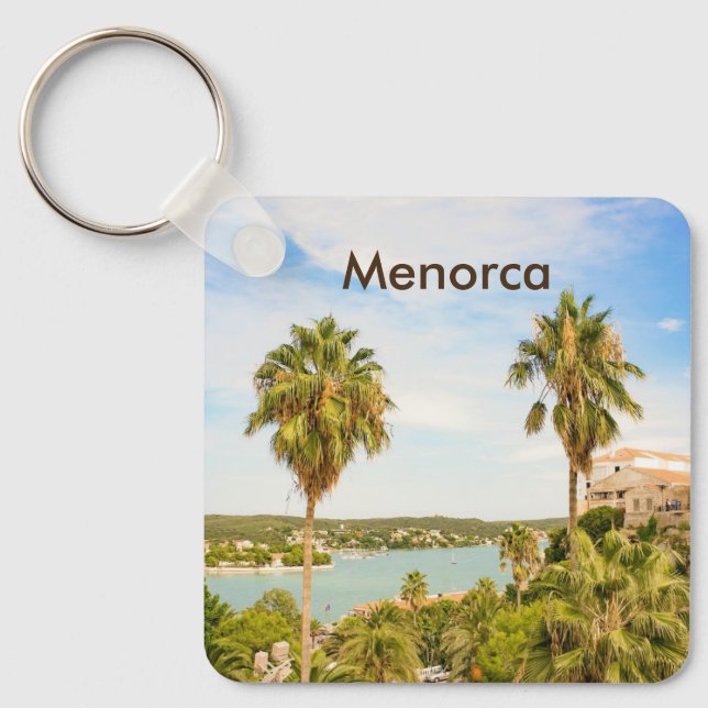 Menorca Mahon Button Chaveiro (Frente)