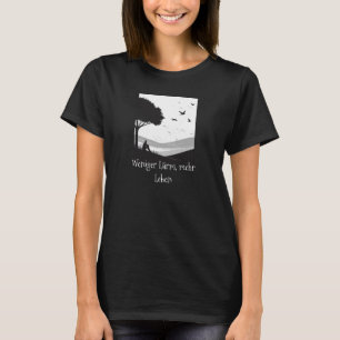 Menos barulho, mais vida – T-Shirt minimalista