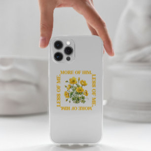 Menos de mim. Mais de suas flores amarelas capas d