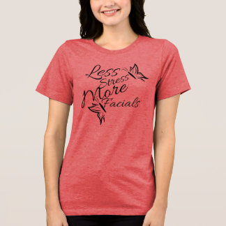 Menos estresse mais faciais com Camiseta borboleta